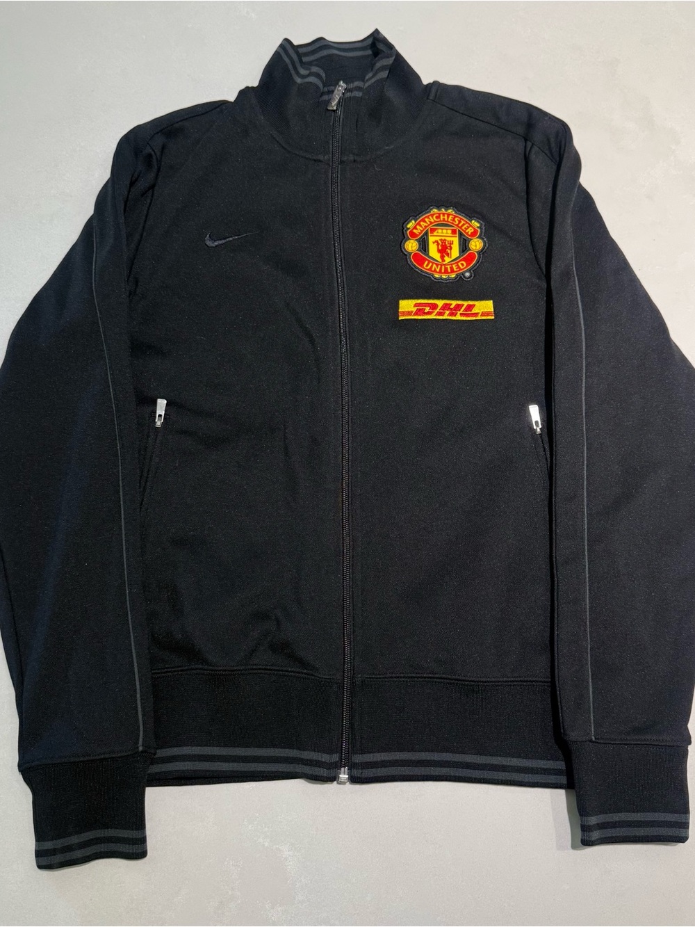 Nike Manchester United Black Full Zip